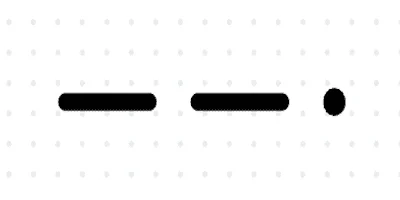 Letter G morse code